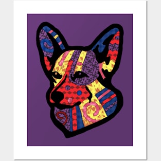 Pop Art of Cute Corgi Posters and Art